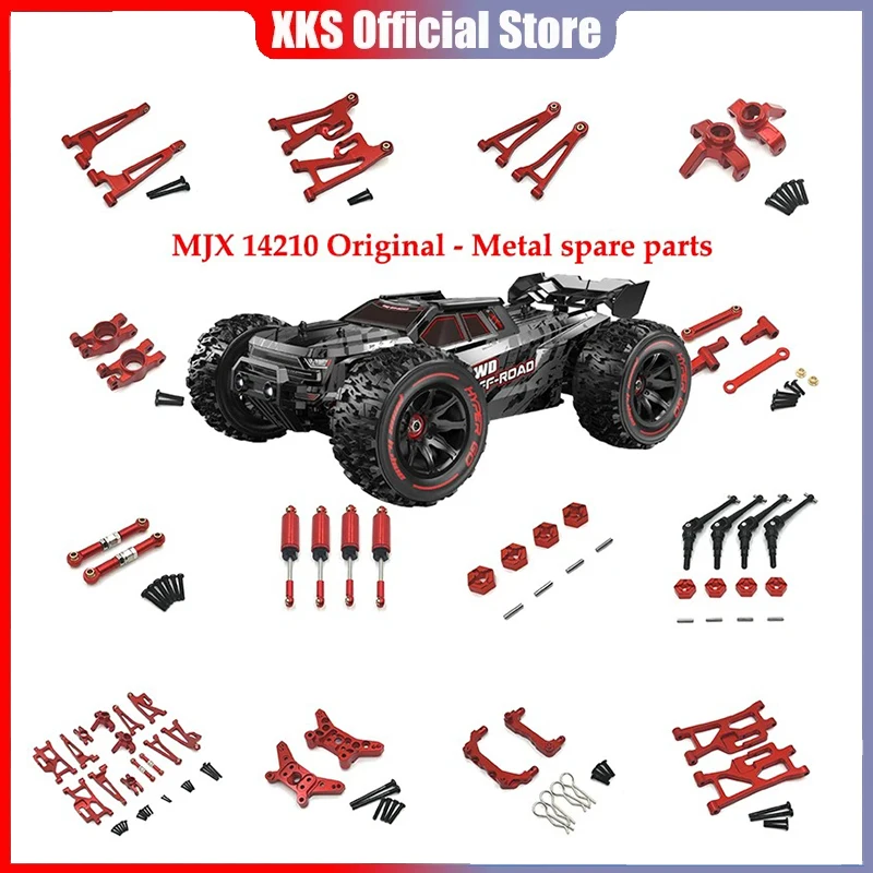 

Mjx Hyper Go 1/14 14210 14209 Upgrade Parts Metal Front Steering Component for Rc Car CNC Aluminum Accessories Car Accessories