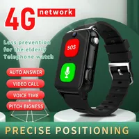 Elderly GPS Watch 4G Tracking Bracelet Health Temperature SOS Old People Locator Fall Alert Tracker Video Call Phone Wristwatch