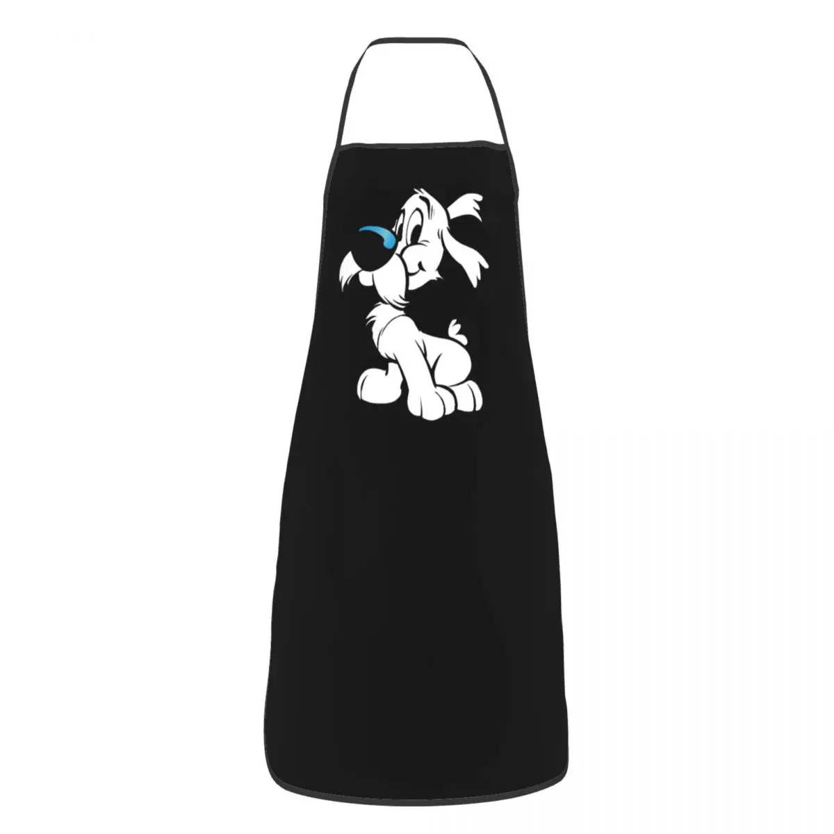 Funny Asterix Dogmatix Bib Apron Men Women Unisex Kitchen Chef Cartoon Dog Idefix Tablier Cuisine for Cooking Baking Gardening