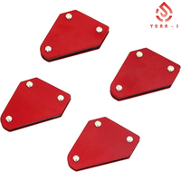 YUANJ 4pcs Welding Magnet Magnetic Holder 45/90/135 Degrees 9LB Arrow Clamp Magnetic Clamp for Welding Positioner Locator Tools