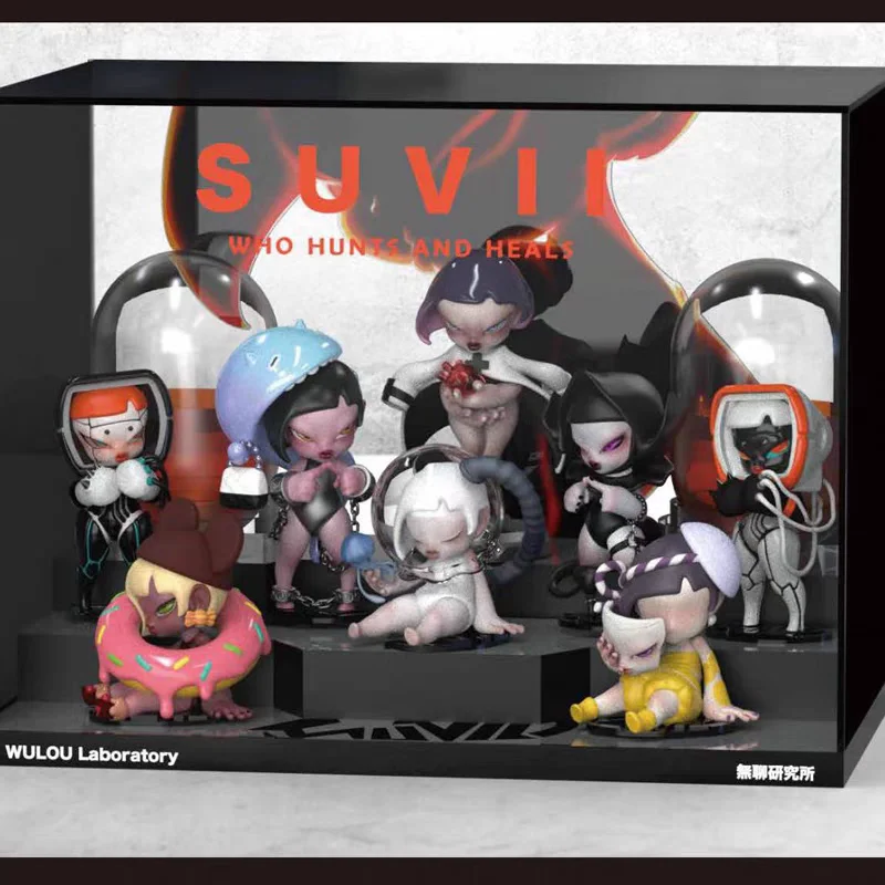 

Suvii Vaccine Series Toy Bag Kawaii Anime Action Dark Style Doll Caixa Caja Toy Doll Model Girl Fashion Gift