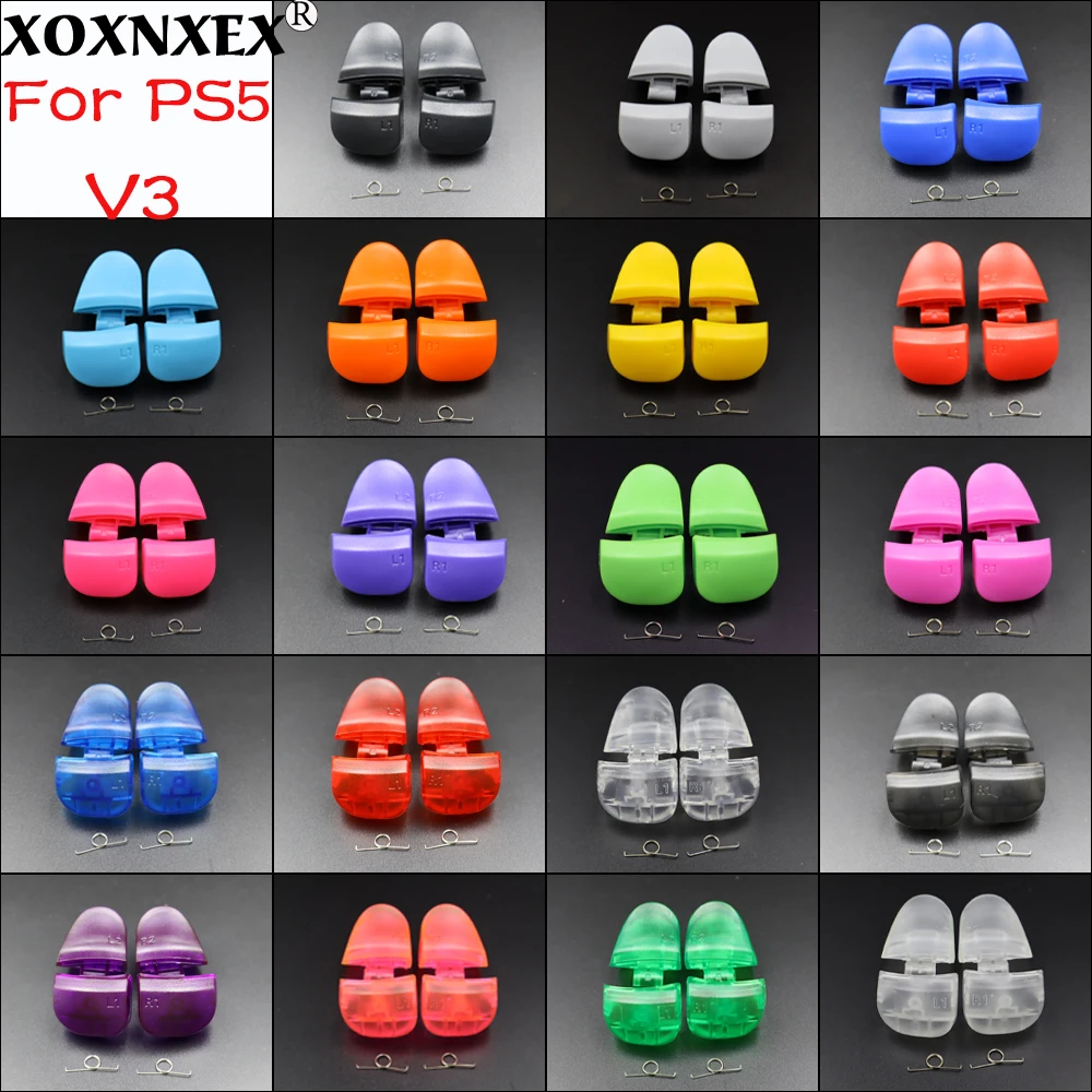 PS5 V3.0 BDM-030 컨트롤러 L1 R1 L2 R2 트리거 숄더 버튼 및 스프링 세트 액세서리 교체