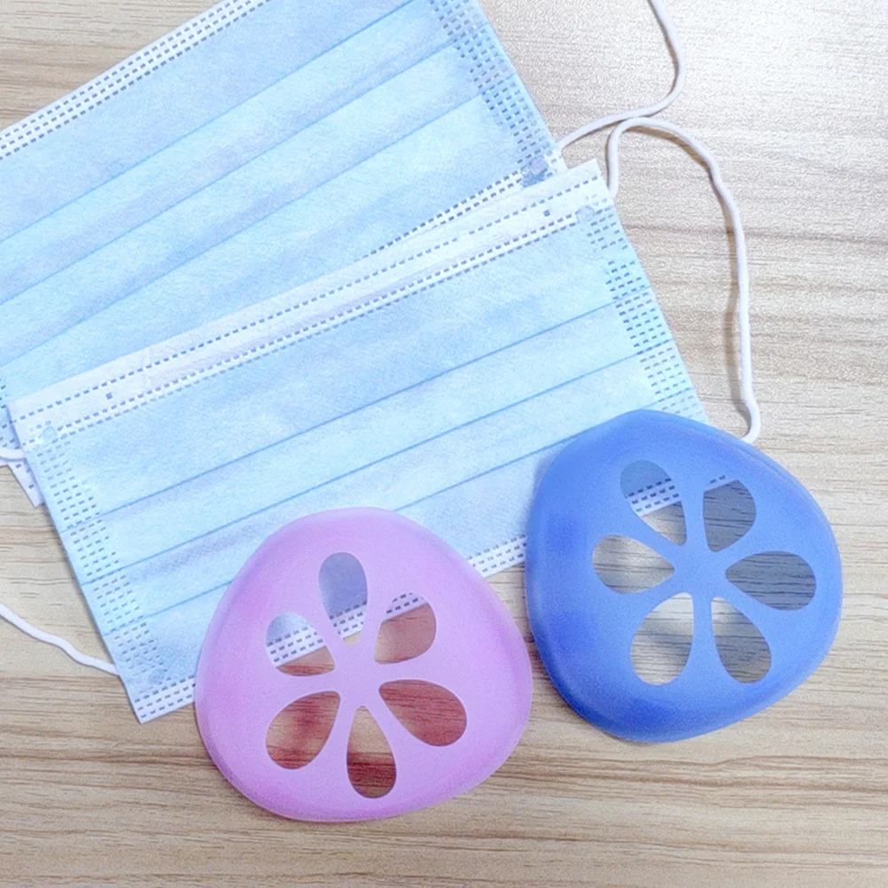 5pcs Silicone Bracket Reusable Support More Breathing Space Avoid Nose Mouth Pressure Mask Inside Pad Mask Stand