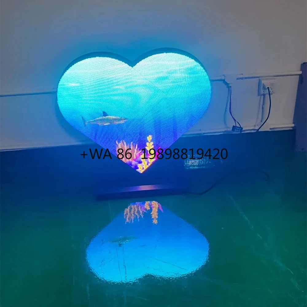 Custom-Shaped LED Display Screen for Unique Visual Impact in Exhibition & Stage Display