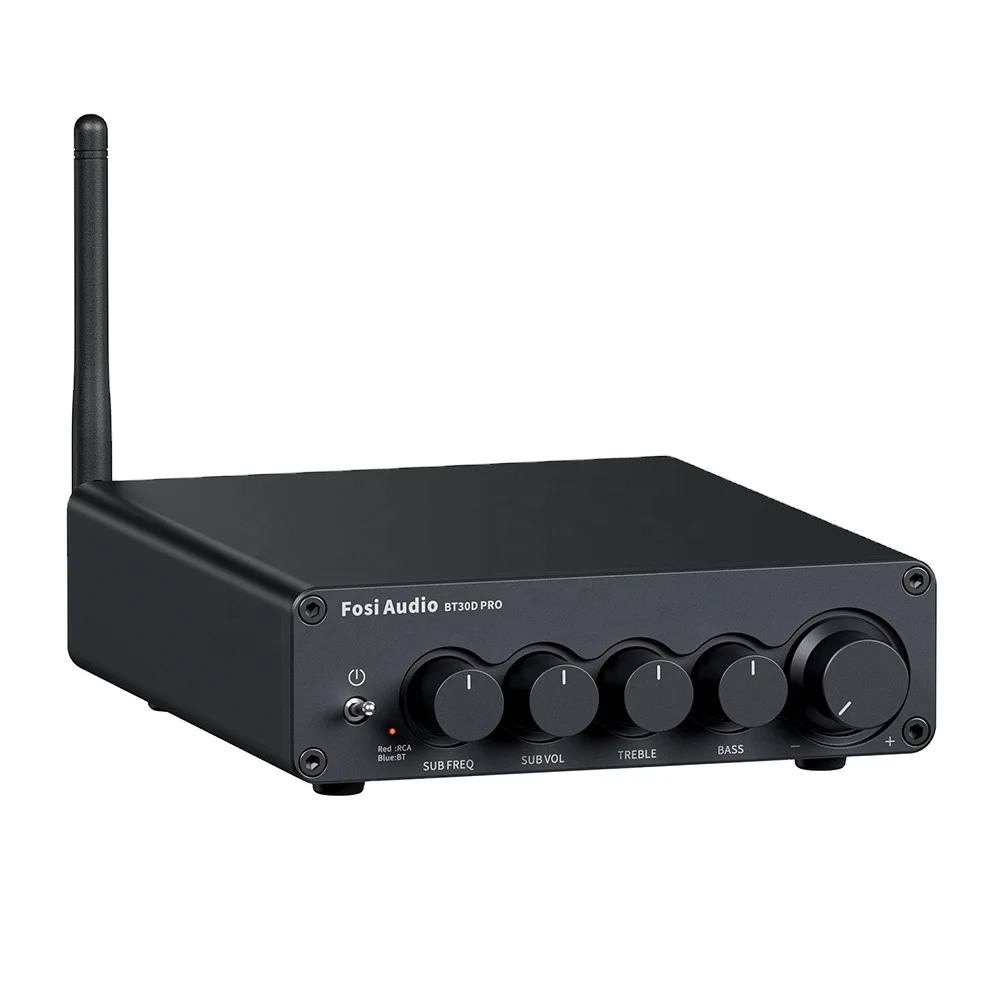20pcs Audio BT30D PRO Bt 2.1 Channel Audio Receiver Subwoofer Speaker HiFi Stereo Sound Power Amplifier Amp