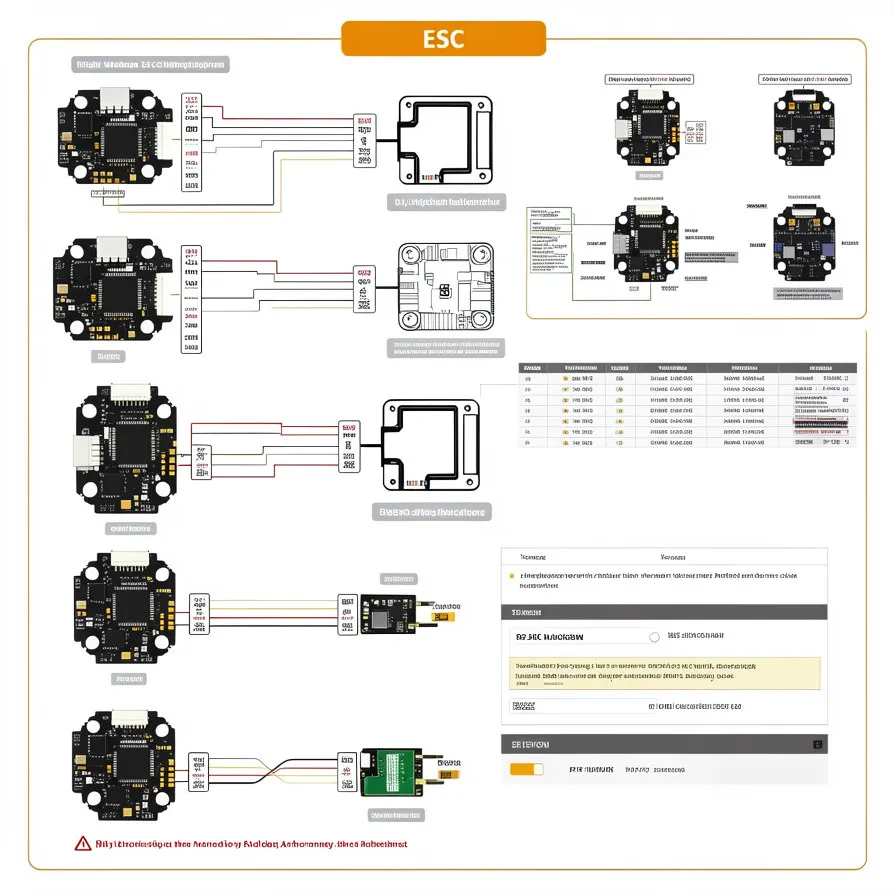 iFlight Borg 5S RX Stack con Controlador de Vuelo Borg 5S RX FC / ESC Borg 60RS para Piezas de Carreras FPV