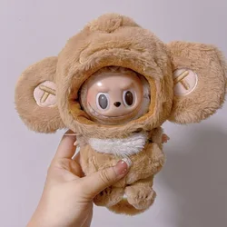For 17cm Labubu Doll Clothes Monkey Dress Up Outfit Clothes 10cm Cotton Doll Clothes Dolls Accessories Cute Decoration