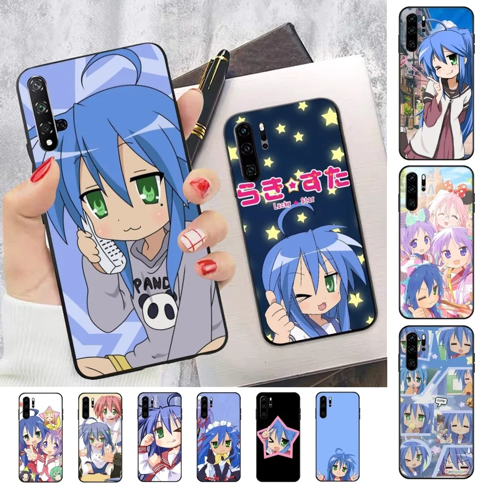 Anime Lucky Star Kawaii Izumi Phone Case For Huawei P 8 9 10 20 30 40 50 Pro Lite Psmart Honor 10 lite 70 Mate 20lite