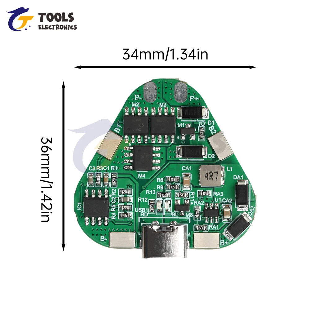

3S 12V 18650 Lithium Battery Protection Board Lithium-ion Batteries Overcharge Over-discharge Protect for Power Tools
