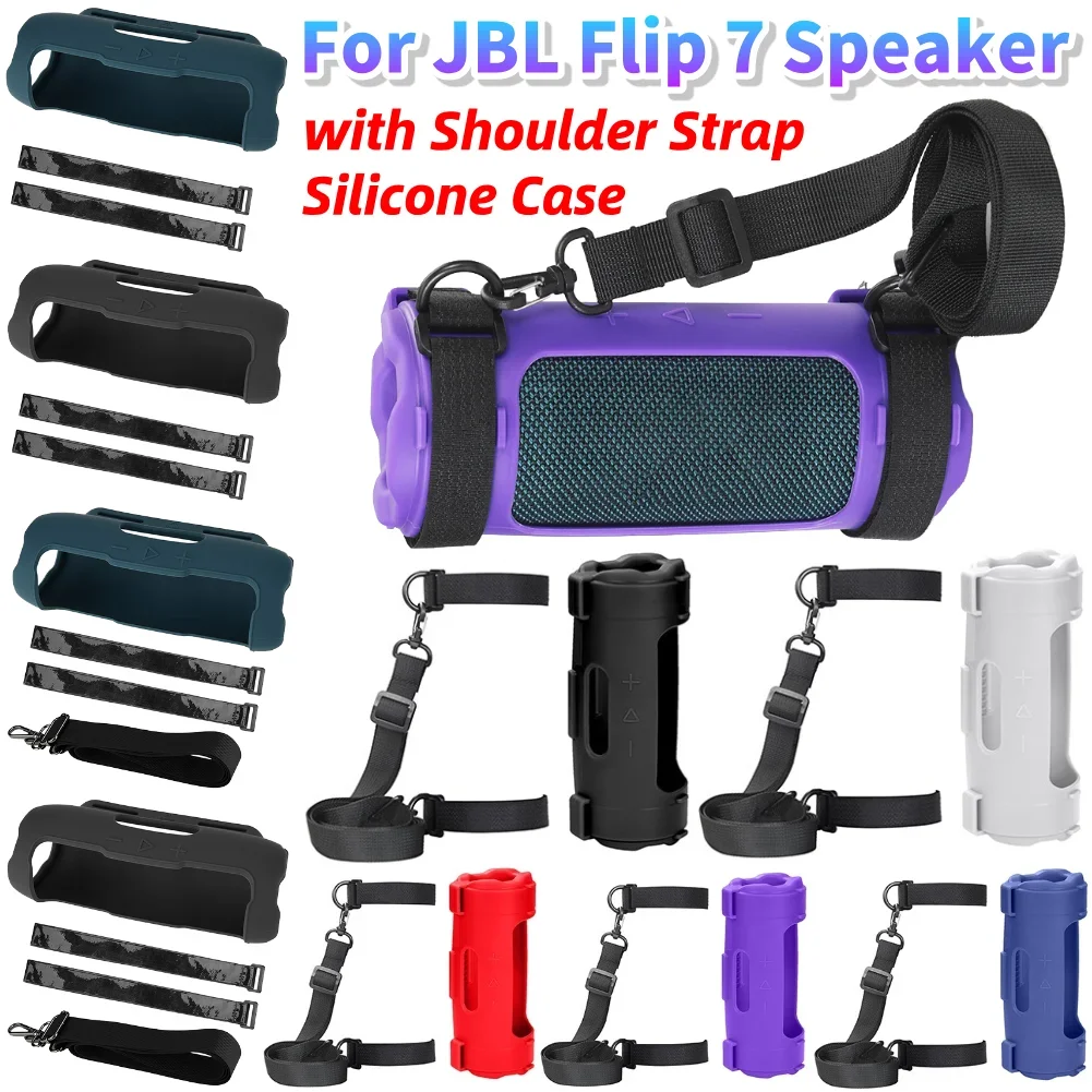 para-jbl-flip-7-portatil-alto-falante-capa-protetora-com-alca-de-ombro-macio-capa-protetora-ao-ar-livre-viagem-acampamento-ferramenta