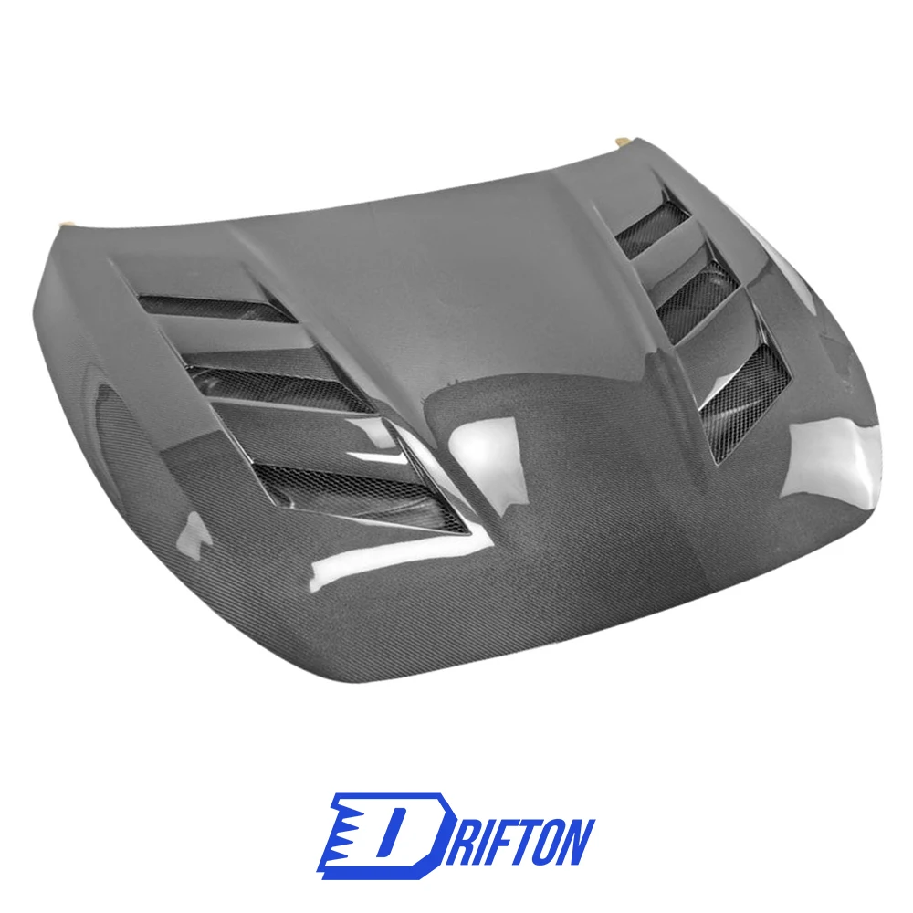 

[free ship] Aggressive AMS Style Carbon Fiber Hood For Infiniti Q60 Engine Bonnet