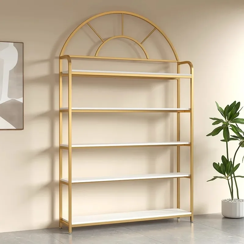 Cosmetics display rack home living room multi-layer storage display rack nail shop sample rack beauty salon shelf