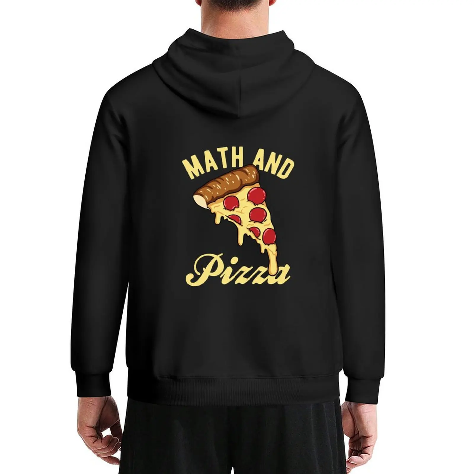 

Math and Pizza Hoodie men wear korean style clothes japanese style mens clothes hoodies for men