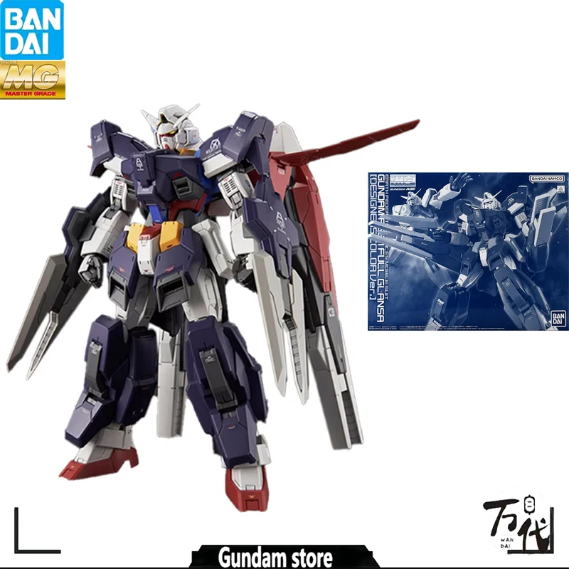 

100% г., BANDAI, оригинальный GUNDAM MG, 1/100 г., возраст 1 года, полная опала [Дизайнеры, цвет VER.] Коллекционные фигурки аниме, украшения, подарки для