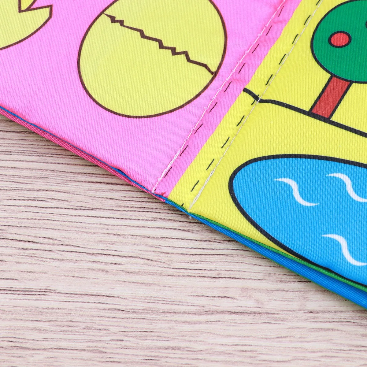 Książeczki materiałowe dla niemowląt Wczesna edukacja Grafika edukacyjna Specjalny projekt materiału Kolorowe zdjęcia Czas przytulania