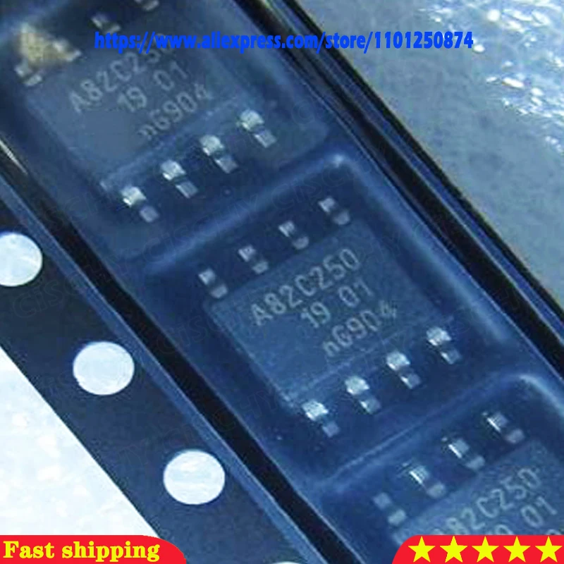 5pcs/lot PCA82C250T PCA82C250 A82C250 PCA82C251 82C251 SOP-8 In Stock