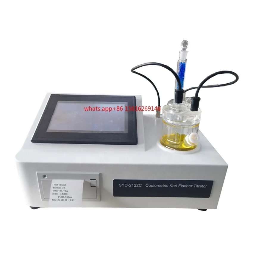 

WESTTUNE SYD-2122C ASTM D1533 ASTM 6304 Coulometric Karl Fischer Titrator for Petroleum Products Oil Moisture Test Apparatus