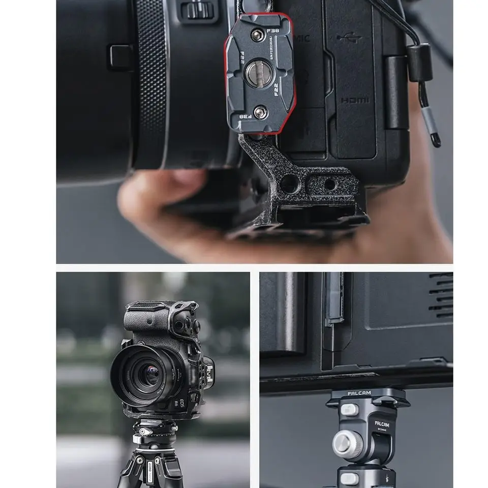 

FALCAM F22&F38 Anti-Deflection Quick Release Plate Lightweight Heavy-Duty for Camera Cage Monitor Gear