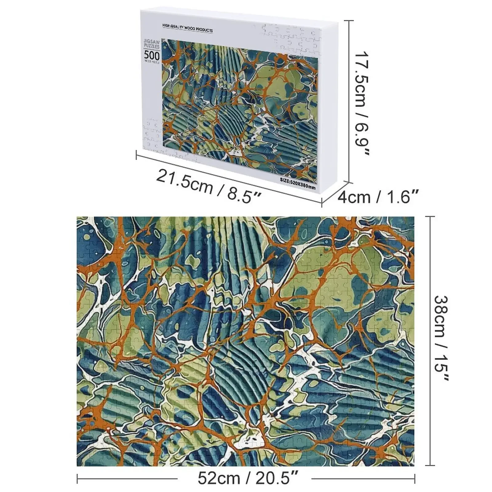 จิ๊กซอว์กระดาษลายหินอ่อนเก่า 05 กล่องไม้ ของเล่นแปลกใหม่สำหรับเด็ก ปี 2022 จิ๊กซอว์เด็กแบบกำหนดเอง