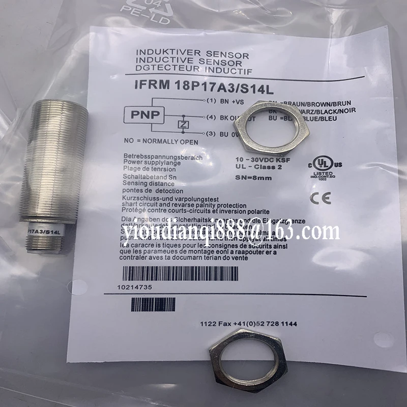 

New Proximity Switch Sensor in Stock IFRM 18P17G3/S14L IFRM 18N17G3/S14L High Quality Seller One-year Warranty