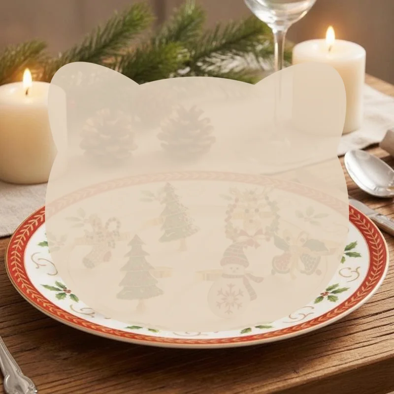 1Pc Christmas Wreath Napkin Ring Holders For Holiday Party Dinner Table Decor