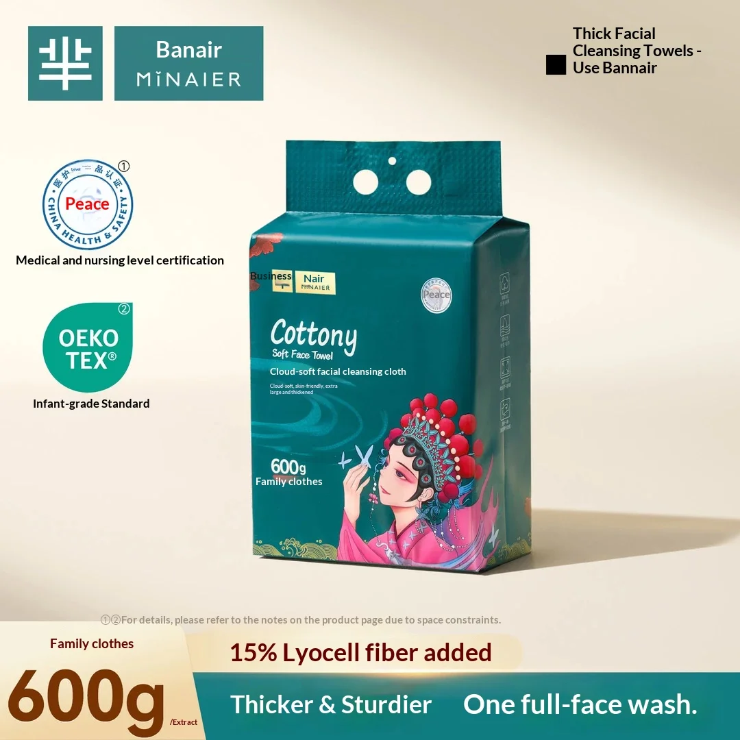 New Large, Thick Disposable Facial Wipes: Gentle on the Skin, Highly Absorbent, For Home Makeup Removal and Cleansing