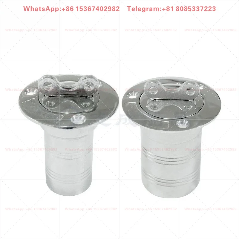 316 Stainless Steel Fuel Filler Cap/Oil Inlet, Corrosion Resistant Yacht Fuel Tank Hardware Fitting Parts
