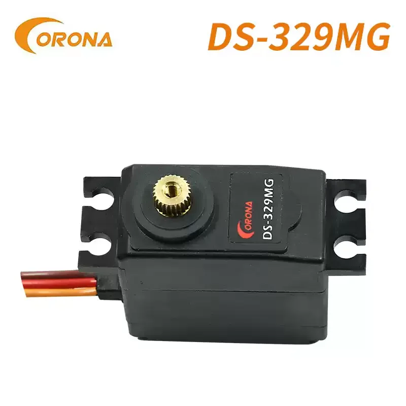 

Corona DS329MG DS-329MG 4.5kg 0.11sec 32g Digital Metal Gear Mini Servo for Hobby Robotics Education For RC control driving
