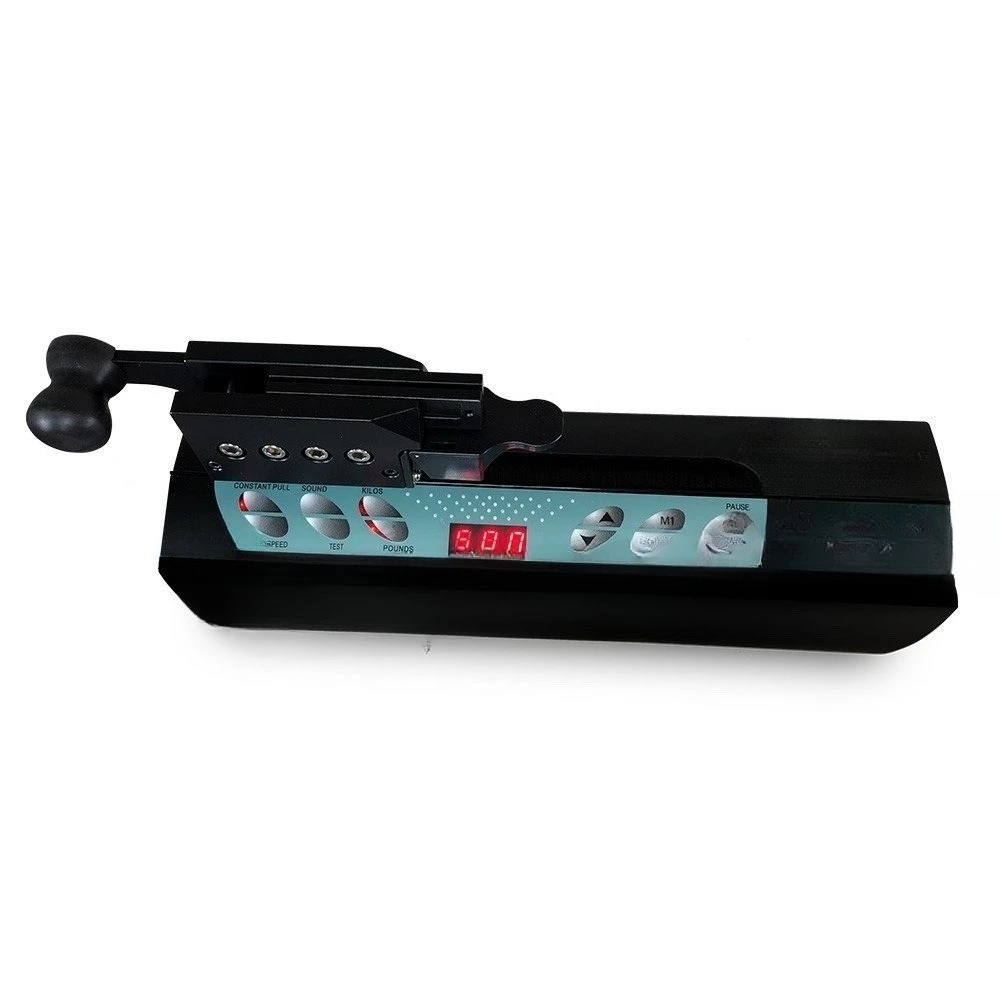 Mesh feather racket threading machine, computer pull head
