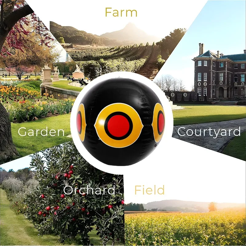 Bird Scare-Eye Balloon for Orchard Courtyard Anti-Bird Repellent Inflatable Ball Hanging Bird Fear Balloon Deterrent Eye Balloon - Image 5