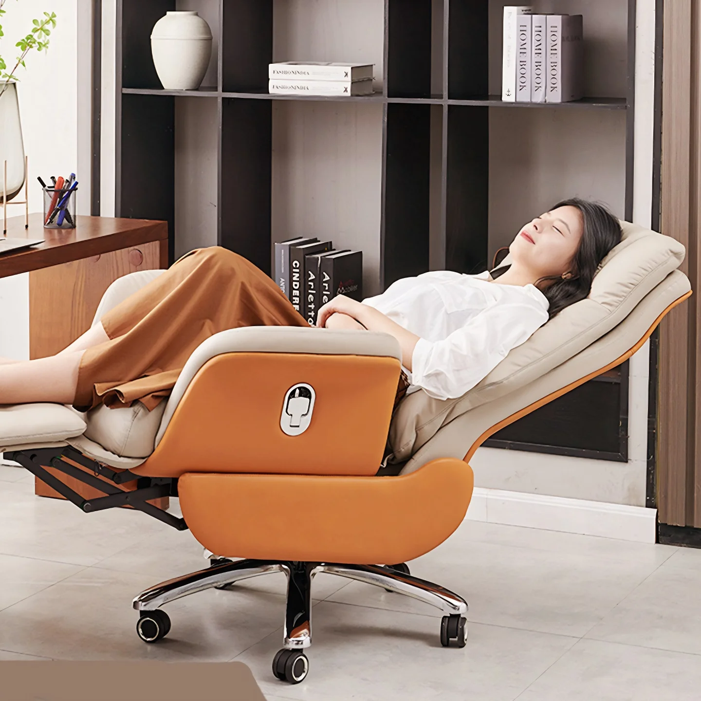 Single Person Chair for Desk Pink Gaming Chair Cheap Reclining Relax Armchairs Headrests Homcom Portable Folding Chairs Pulley