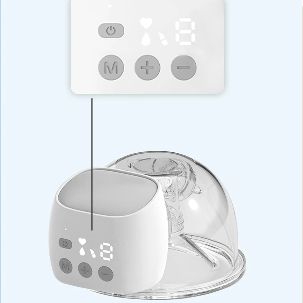 Tire-lait électrique portable mains libres, pompe à lait portable, 2 modes, 9 recyclables, affichage LED, S9 Pro