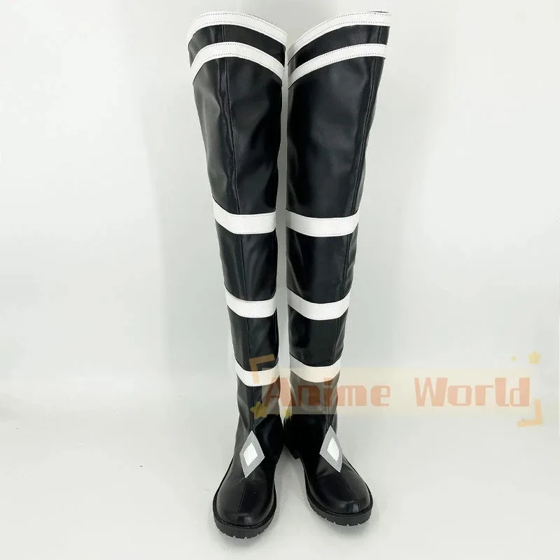 Frieren: Beyond Journey's End Sousou no Frieren Aura 신발 코스프레 부츠 할로윈 카니발 부츠 맞춤 제작