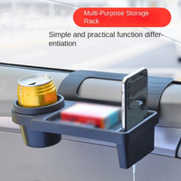 2024 3 In 1 Car Cup Holder Expandable Food Tray Phone Holder Multifunctional Travel Accessories Drink Bottle Stand Car