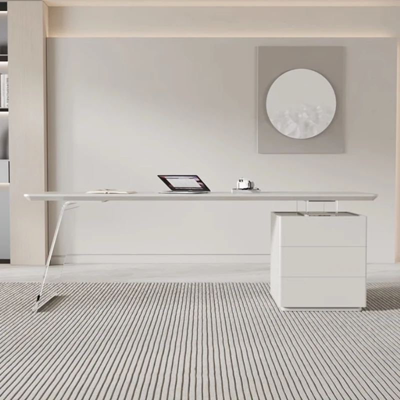 

Minimalist White Office Desk Bedroom Writing Executive Exquisite Office Desk Modern Laptop Bureau Travail Meuble Furniture