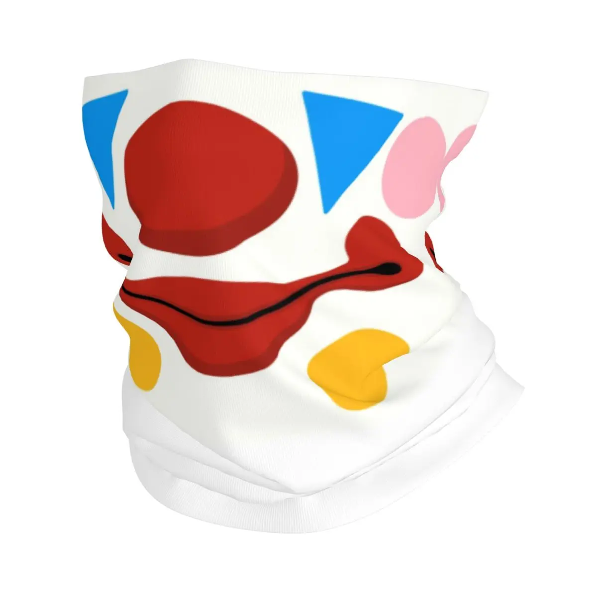 

Забавный цирковой клоун на заказ, бандана, гетры, ветрозащитный шарф для лица, женский и мужской Хэллоуин, гримаса, вечерние головные уборы, трубка