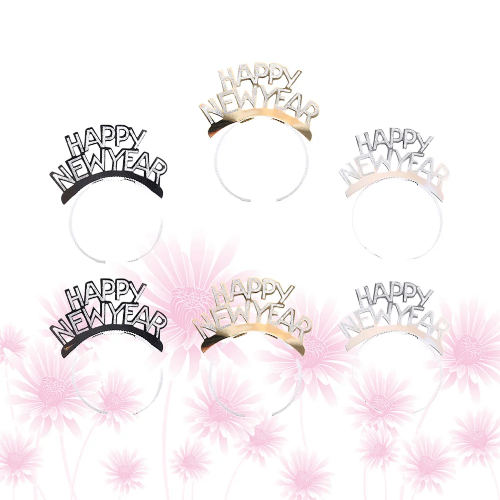 

6 Pcs Party Supplies Fashion Headwrap Elegant Headbands Hair Accessories Makeup New Year Year's Eve Hoops