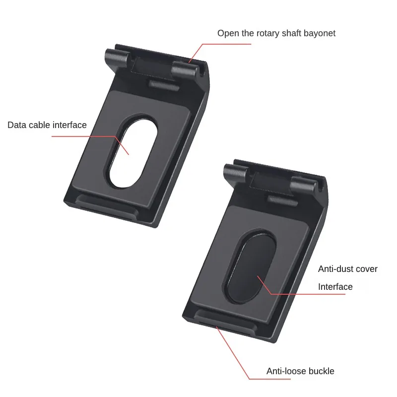 Neue Batterieabdeckung, abnehmbarer Ladeanschluss, Adaptertür für GoPro Hero 13 12 11, Schwarz, Mini 10, 9, Seitengehäuse, Action-Kameraschutz – Detail 3