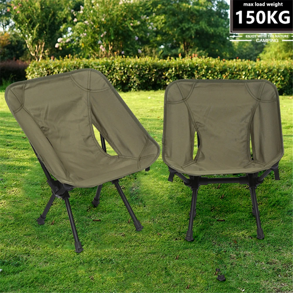 

Outdoor Portable Camping Chair Oxford Cloth Folding Lengthen Seat for Fishing BBQ Picnic Beach Ultralight Chairs Max Bear 150KG