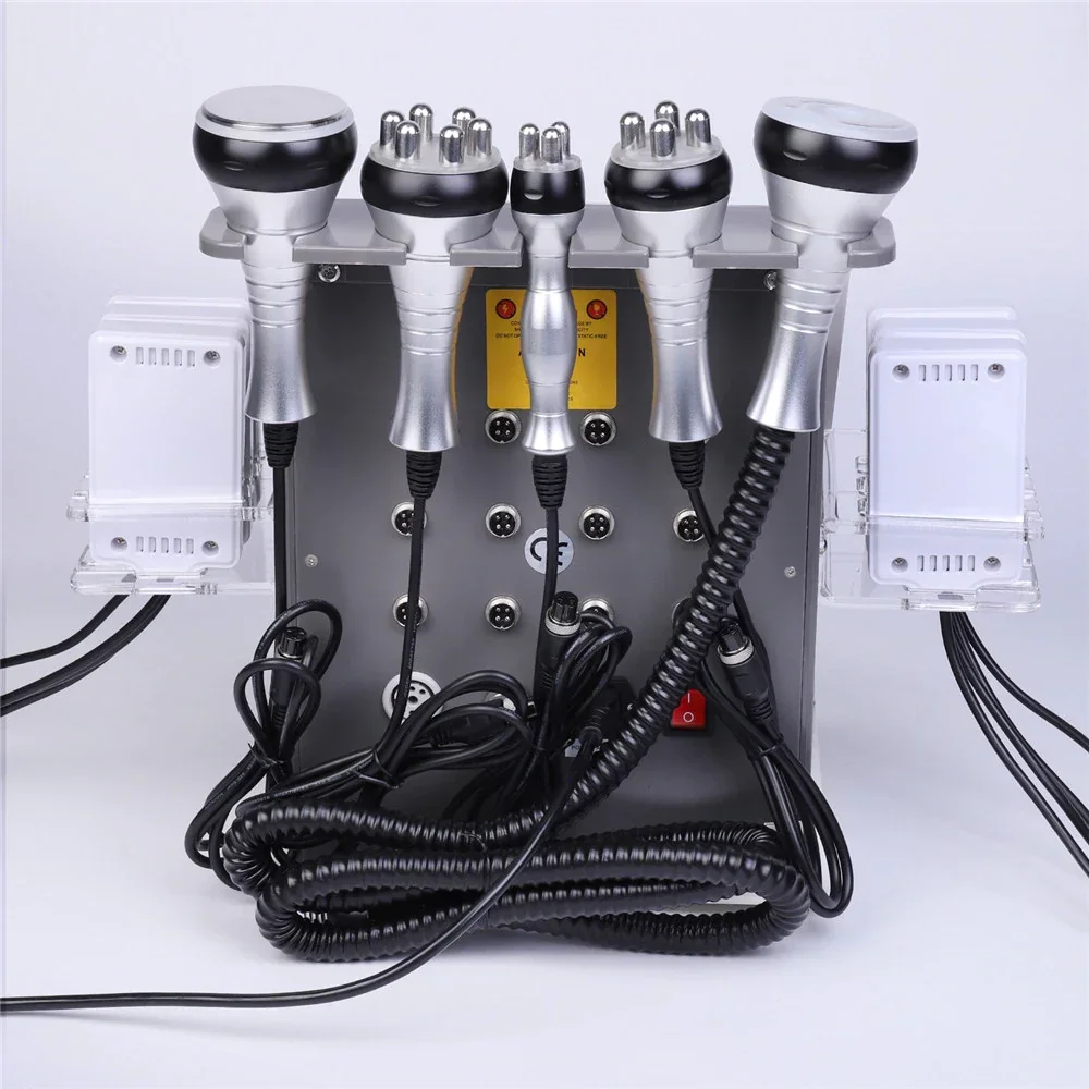 Machine Amincissante à Cavitation Ultrasonique, Appareil Anti-froissement, Lifting de la Peau, Raffermissement du Corps, Laser Lipo Mort, 6 en 1, 40K