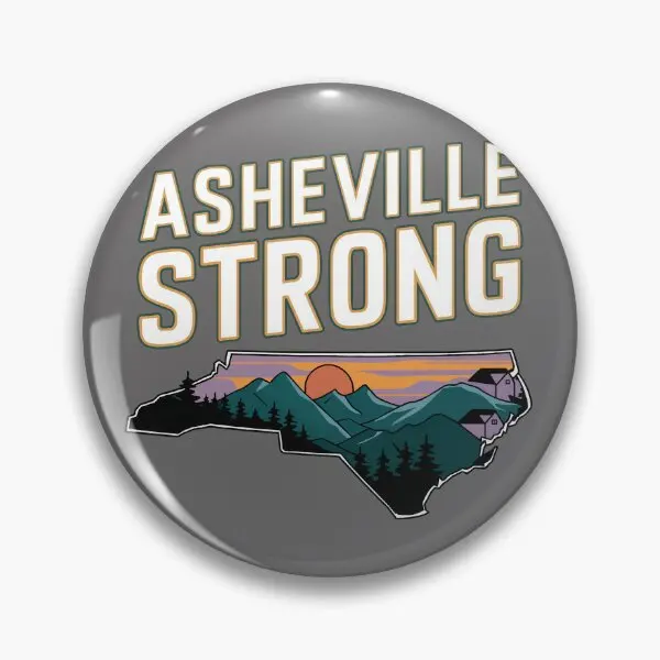 Asheville Strong Support Asheville Nor  Soft Button Pin Lover Women Hat Creative Cute Lapel Pin Jewelry Decor Metal Clothes