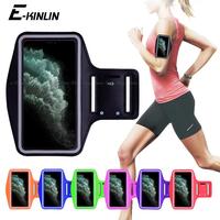 Waterproof Sport Running Gym Arm Band Case For iPhone 15 14 13 12 mini 11 Pro XS Max XR X 8 7 6 6S Plus SE 2022 5 5S Cover Bag