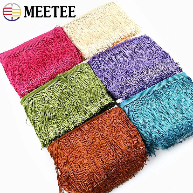

5/10M 15cm Polyester Fringe Tassels Lace Trim Fringes for Dresses Decorative Trimmings Stitching Tassel DIY Sewing Accessories