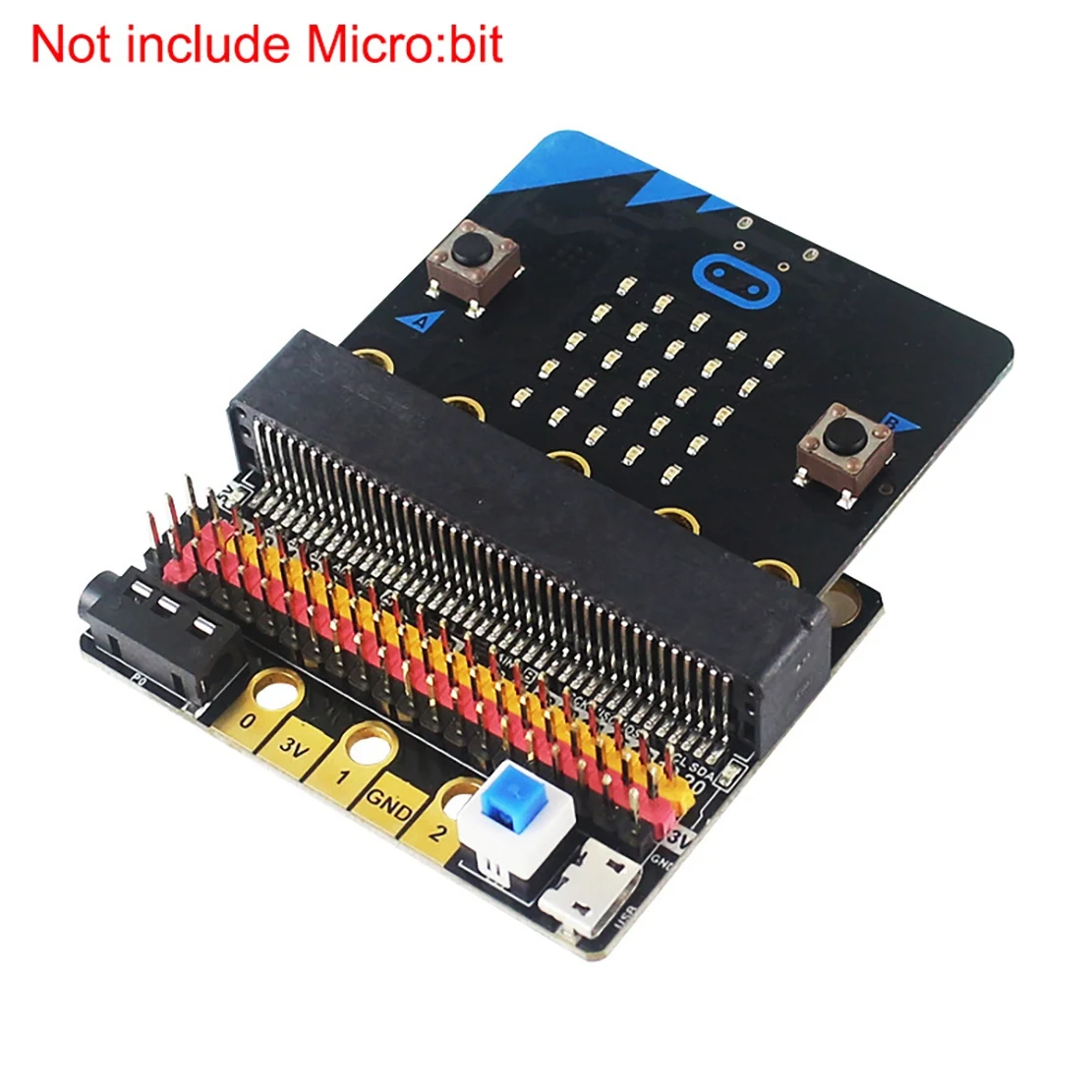 For Microbit Expansion Board IO BIT V2.0 Micro:Bit Horizontal Adapter Plate