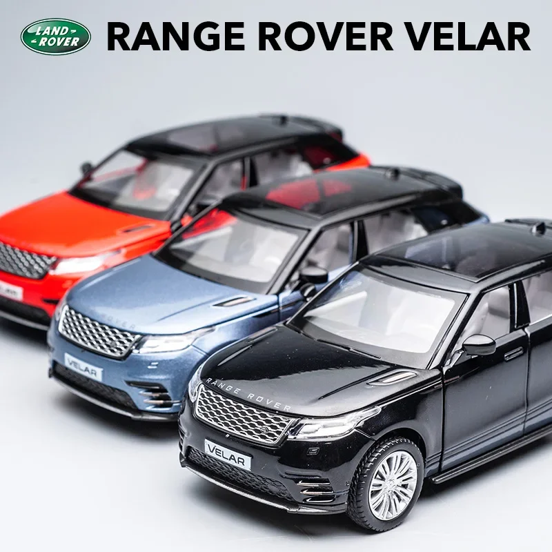 1:32 Land Range Rover Velar Alloy Car Model Diecast & Toy Metal Vehicles Toy Car Model High Simulation Sound Light Kids Toy Gift