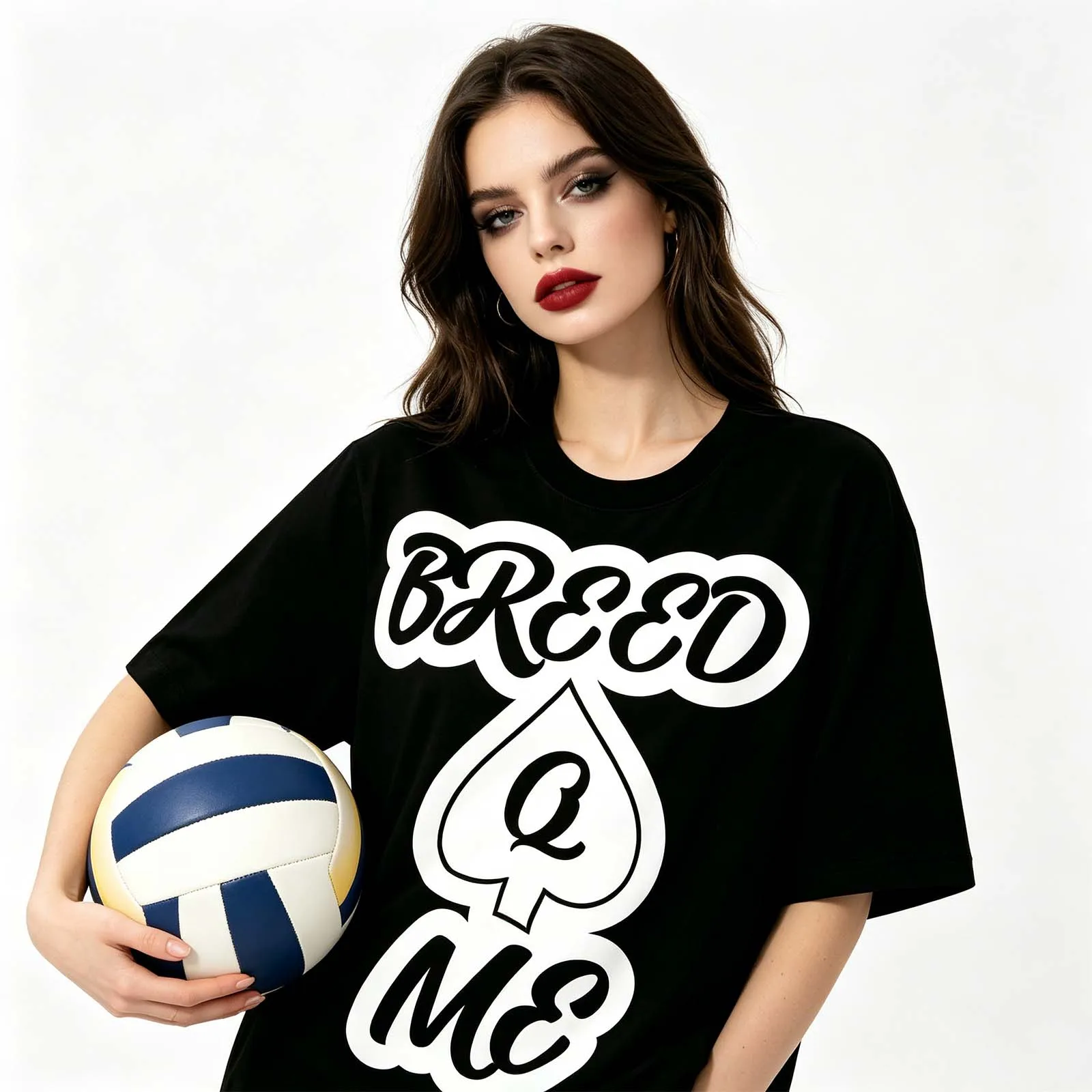 Sexy Hotwife Black Queen of Spades Graphic Tshirt QOS Top Wife Gift Adult Humor Fun Flirtation Style Naughty Streetwear