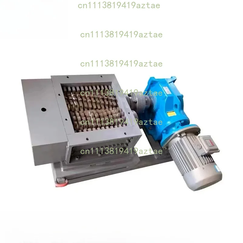 160 Type Single & Dual Shaft Shredder Machine, Small Crusher for Plastic Wood Metal Kitchen Waste Garbage Disposal (1 Unit)