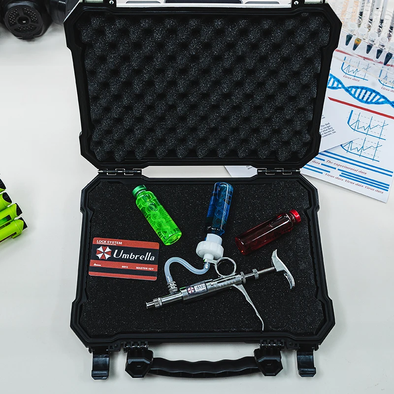 

Resident Evil Game Toolbox Virus Action Figure Prop Model Bottle Kids Toy Portable Case Multiple Options Available