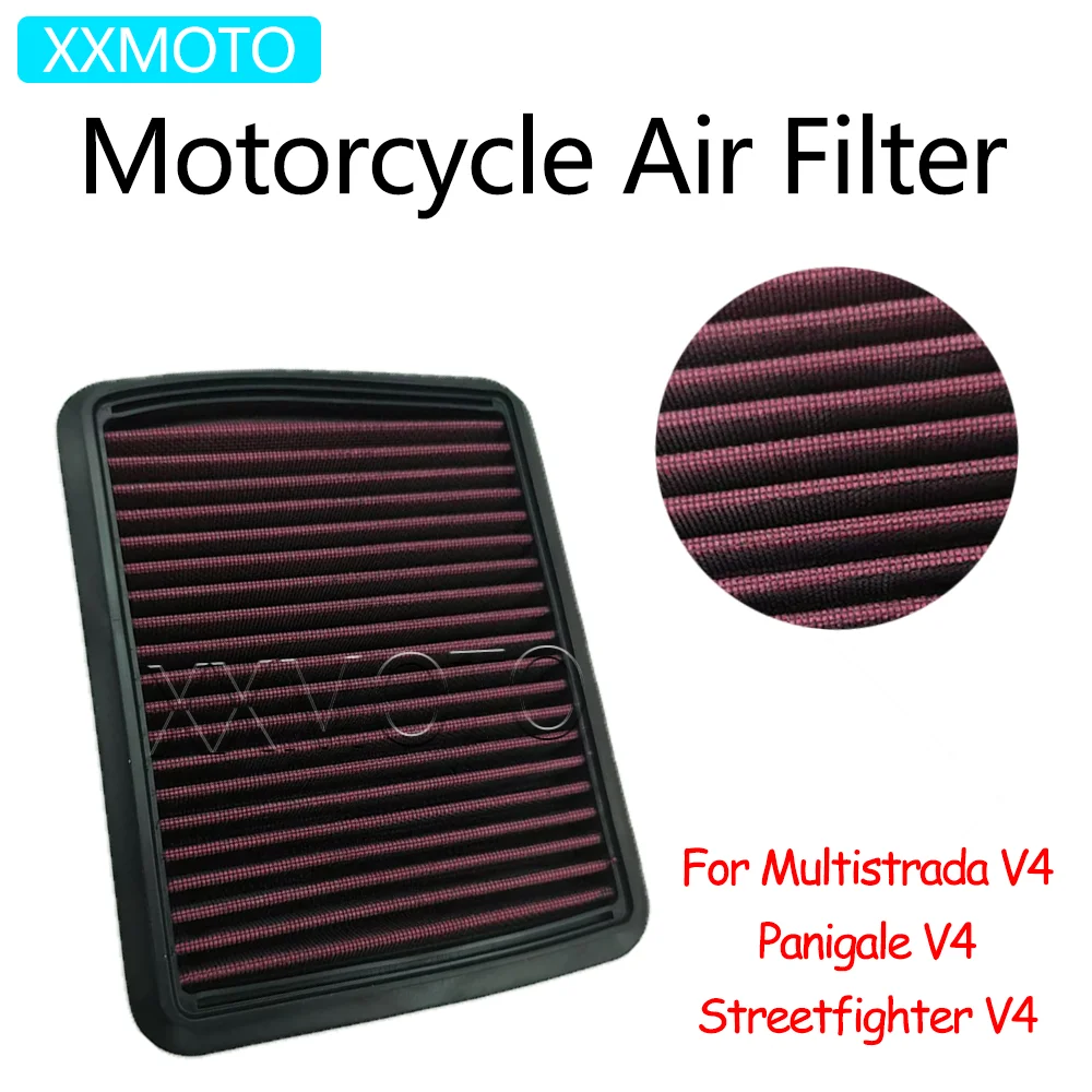 

Для Ducati Multistrada V4 S Rally RS Panigale S GP R Streetfighter V4 Speciale Corse мотоциклетный спортивный воздушный фильтр очиститель на впуске