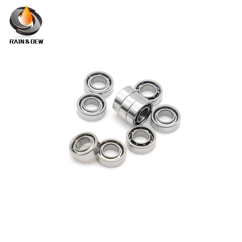 

10Pcs High Quality 3x6x2 Stainless Steel Ball Bearing SMR63 Open Ball Bearings ABEC-7